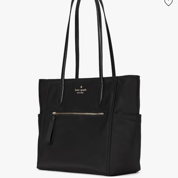 NWT, Kate Spade Black Nylon Chelsea Tote Bag! - Picture 3 of 9